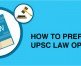 UPSC Law Syllabus & Books to Refer