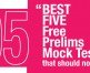 The Best 5 Free Mock Test for UPSC Prelims – 2017